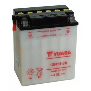 Bateria Yuasa Moto 12n14-3a 12v 14ah Vzh Srl