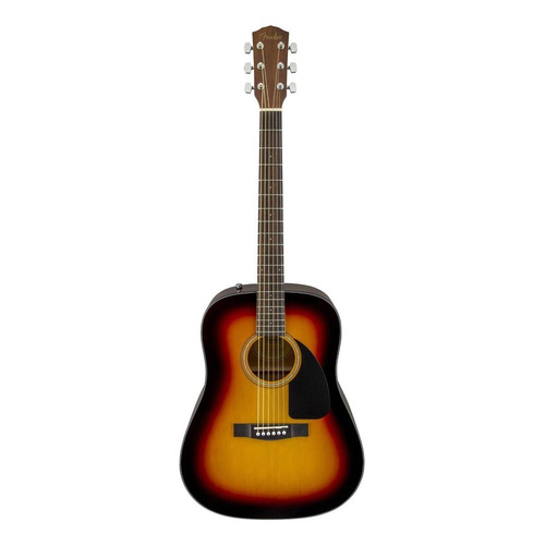 Guitarra acústica Fender Classic Design CD-60 DREAD V3 DS para diestros sunburst poliuretano brillante