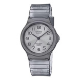 Relógio Pulso Casio Feminino Esportivo Analógico Translúcido Cor Cinza Tranlucido - Mq-24s-8bdf