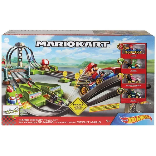 Hot Wheels Mario Kart Pista De Circuito Bundle Pista De Ju Color Multicolo