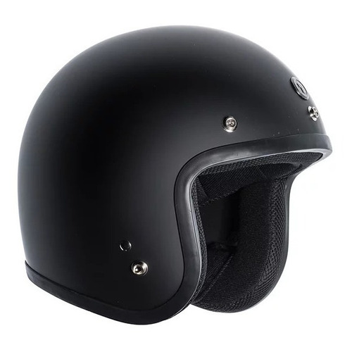 Casco para moto abierto Torc 3/4 Face Retro T-50  matte black classic talle L 