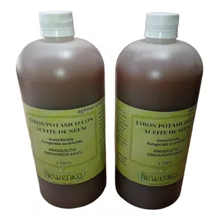 Jabon Potasico Con Aceite De Neem Pack 2 Litros Soluble.