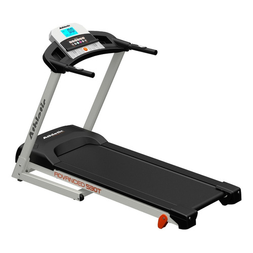 Cinta de correr eléctrica Athletic Advanced 530T 220V color  negro y gris