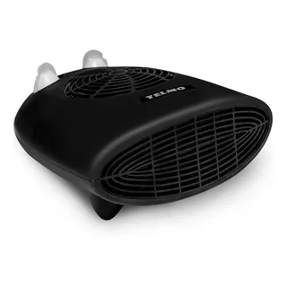 Caloventor Electrico Turbo Termostato 2000w Apto Baño Yelmo Color Negro