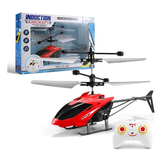 Helicóptero Inducción Control Remoto Recargable Mini Niños