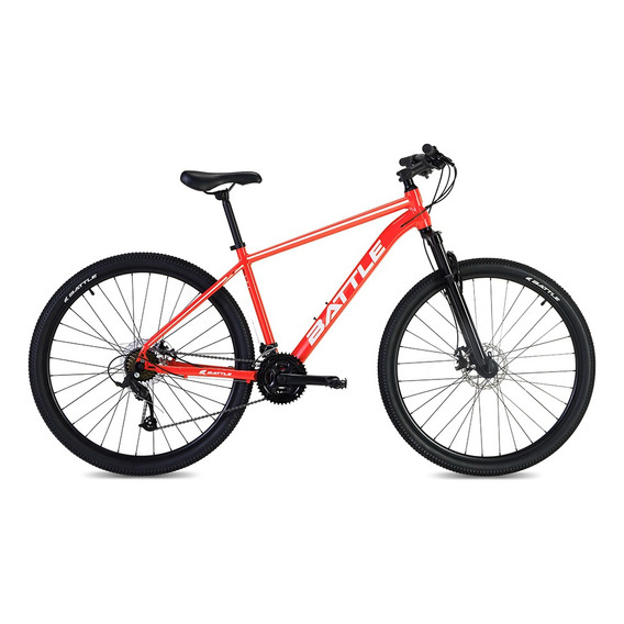 Bicicleta Mtb Battle 213 Talle 20 R29 21 Vel Disco Mecanico Color Rojo