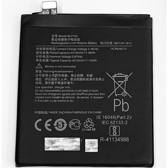 Bateria Para Oneplus 8pro One Plus 8 Pro Blp759