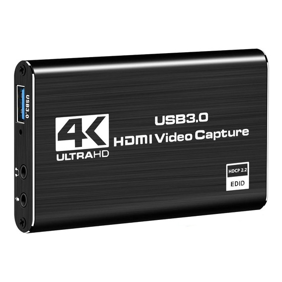 Capturador Video Hdmi Usb 3.0 4k Windows Mac Linux Microfono