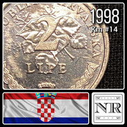 Croacia - 2 Lipe - 1998 - Km # 14 - Flores :