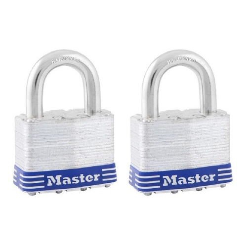 Set 2 Candados Laminados 5t Master Lock