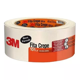 Fita Crepe 48mm X 50m Uso Geral 3m 101la