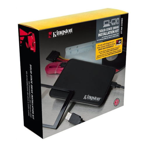 Kit Instalación Ssd Kingston 2.5 - 3.5p Sata + Gabinete Usb