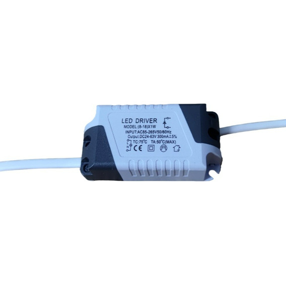 10x Led Driver 8w-18w Dc 300ma Transformador