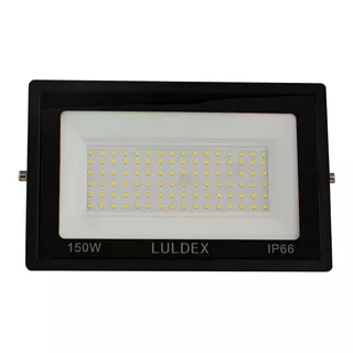 Reflector Led 150w Exteriores Luz Blanca Fria Diseño Moderno Color De La Carcasa Negro Color De La Luz 6500k 110v/220v