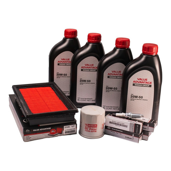 Kit De Afinacion Mayor Aceite 20w50  Nissan Tida