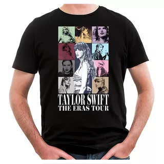 Remera Taylor Swift The Eras Tour 01 (negra:) Ideas Mvd