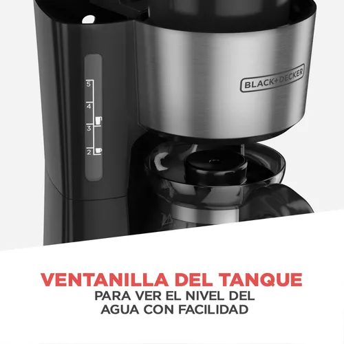 Cafetera Black+decker Cmo755s-cl 4 En 1 Negro Color Plateado