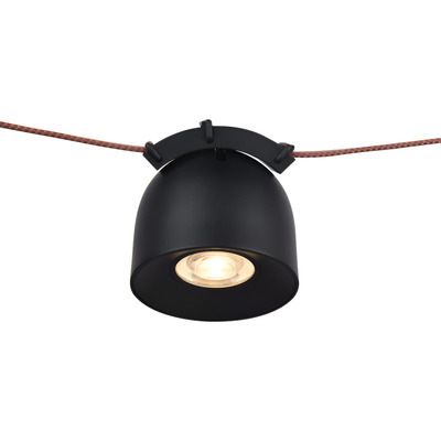 Cabezal  Vk-tape-r01-12w-dim-ng-2700-6000k-48v-tuya Negro