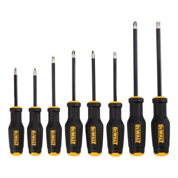 Set De Destornilladores Toughseries (8 Pc) Dewalt Dwht65102