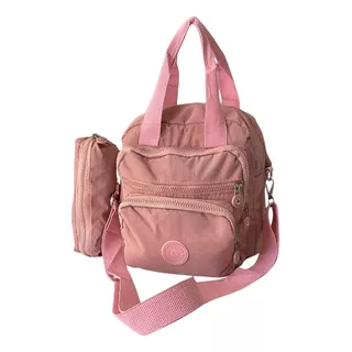 Shoulder Bag Bolsa Feminina Vira Mochila Kit Estojo Brinde