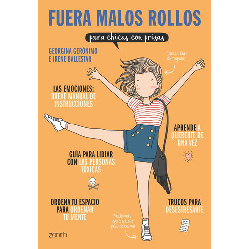 Fuera Malos Rollos Para Chicas Con Prisas, De Gerónimo, Georgina. Editorial Zenith, Tapa Blanda En Español