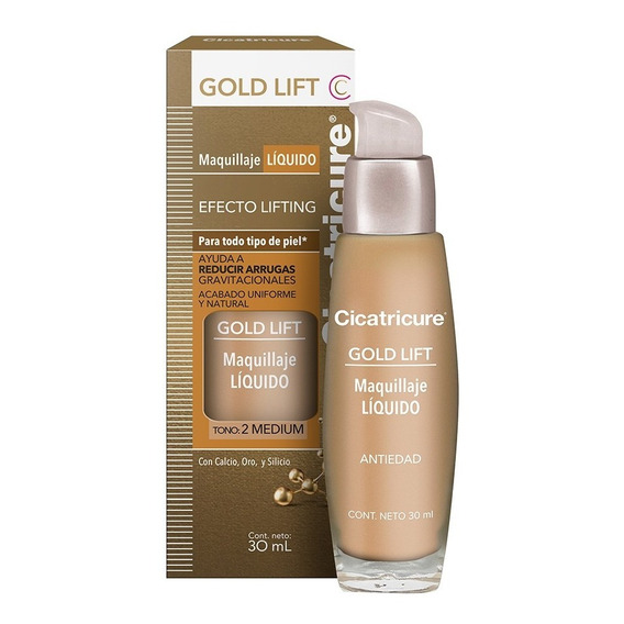 Cicatricure Gold Lift Base De Maquillaje Tono Medium X 30 Ml