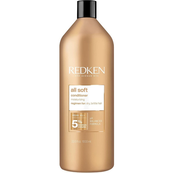 Acondicionador Redken All Soft De Aceite De Argán 1 Litro