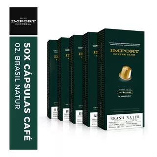 50x Cápsulas Comp. Nespresso - Import - Promo Brasil