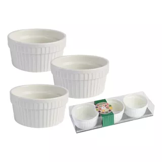 Kit Com 3 Ramekin Redondos