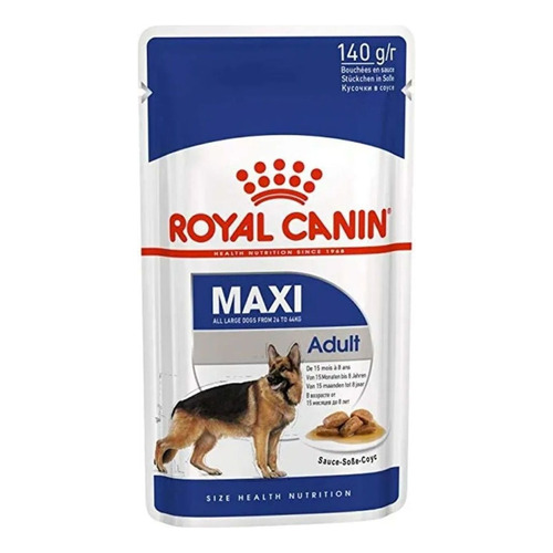 Alimento Royal Canin Size Health Nutrition Maxi Adult para perro adulto de raza grande sabor mix en sobre de 140 g