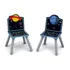 Mesa De Madera Infantil Con Dos Sillas Espacio Planetas Color Multicolor