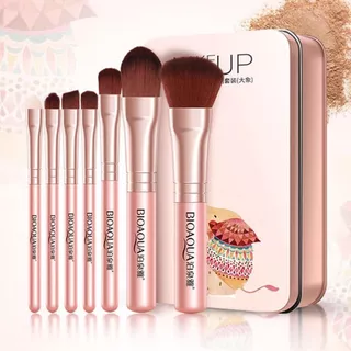 Lote 10 Sets Brochas Maquillaje Bioaqua Compactas 