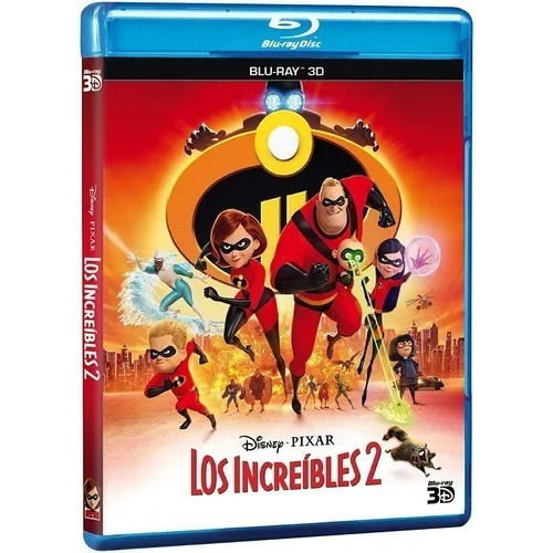 Los Increibles 2 Dos Disney Pixar Pelicula Blu-ray 3d