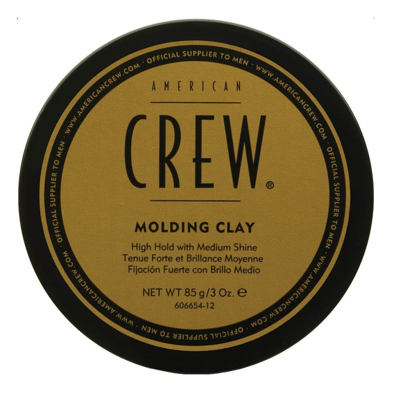 Cera Fija Fuerte Brillo Medio Molding Clay American Crew Men