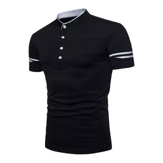 Camisa Polo Slim Po001 Com Elastano Camiseta Masculina