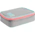 Estojo Box Academie Dots Cinza Tilibra Bolinhas