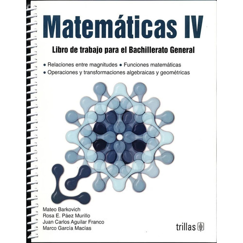Matemáticas 4 Libro De Trabajo Para El Bachillerato Trillas