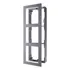 Base 3 Espacios Para Videoportero Ip Aluminio Hikvision Color Gris Oscuro
