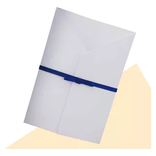 60 Und. Envelope Para Convite Modelo V 13,5x19,5cm