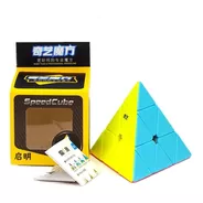 Cubo Rubik Pyraminx Qiyi Stickerless Qiming Pirámide 3x3