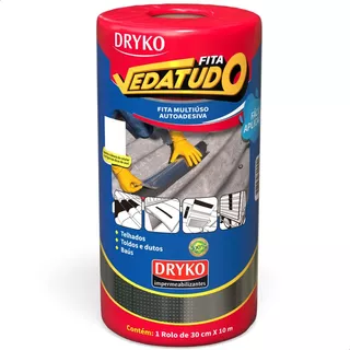 Dryko Fita Multiuso Aluminio Vedatudo 30cm X 10m