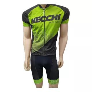 Conjunto Necchi Remera + Calza Para Ciclistas Mtb/ruta