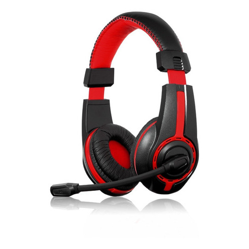 Audífono Gamer Cybertel Savage - Cyb H500 Negro Rojo