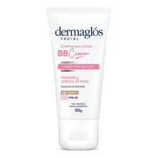 Dermaglos Bb Cream Facial Con Color Tono Medio Fps30 50 G
