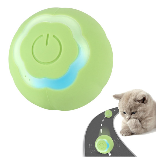 Pelota De Interactiva Inteligente Juguete Para Gatos Usb Led