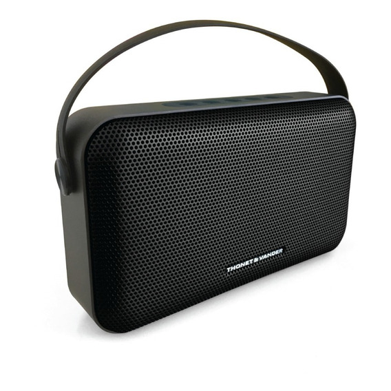 Parlante Portatil Tws Bluetooth Speaker Phone Bateria 30 Hs Color Negro