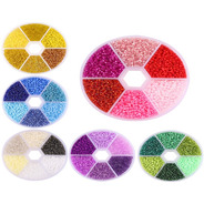 Caja De Mostacillas Pulseras Colores Incluye Cajita Plástica