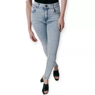 Jeans Mujer Sisa Conde Chupin Bien Elastizado Tiro Alto