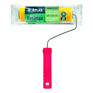 Rolo Pintura Atlas Resimax Atlas 15 Cm Ref 339/15a C/cabo