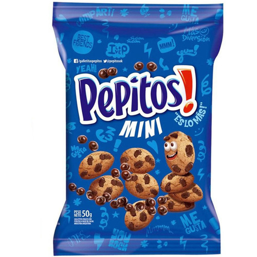 Mondelez Pepitos Mini Original - Chocolate - 50 g - Unidad - 1